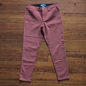 Democracy Rust Colored Skinny Ankle Jeans